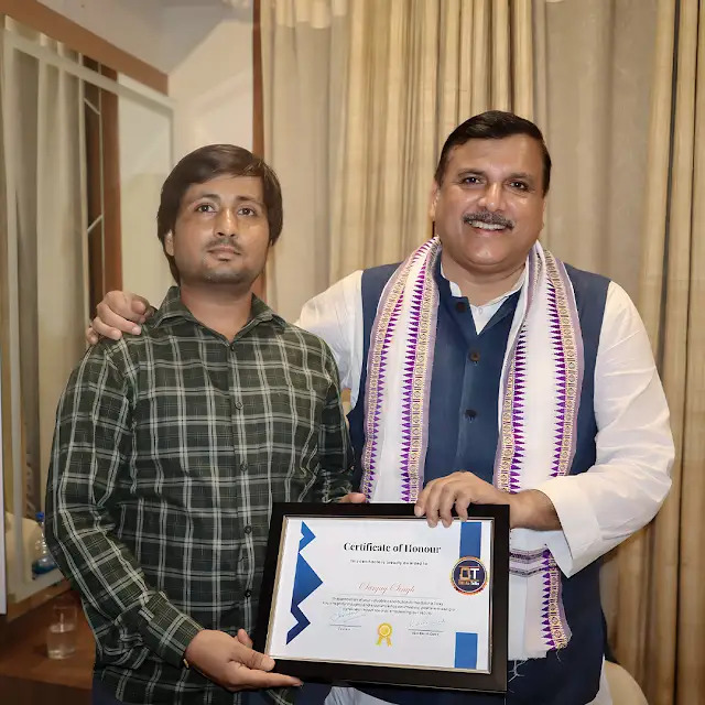 Sanjay Singh ( AAP Rajya Sabha Leader )  